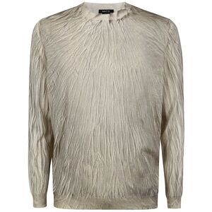 Avant Toi Men "Flaubert" Crumpled Effect Cashmere And Silk Comfort Pullover